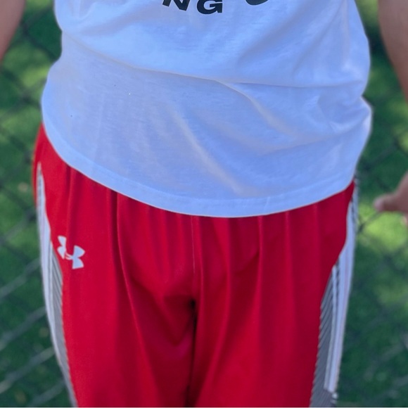 SAN FRANCISCO MEN UNDER ARMOUR M FOOTBALL SHORTS WORKOUT GYM BODYBUILDER ATHLETE - Picture 17 of 17